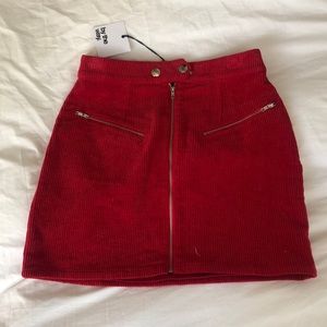 LAST CHANCE NWT Red Mini Skirt from Revolve